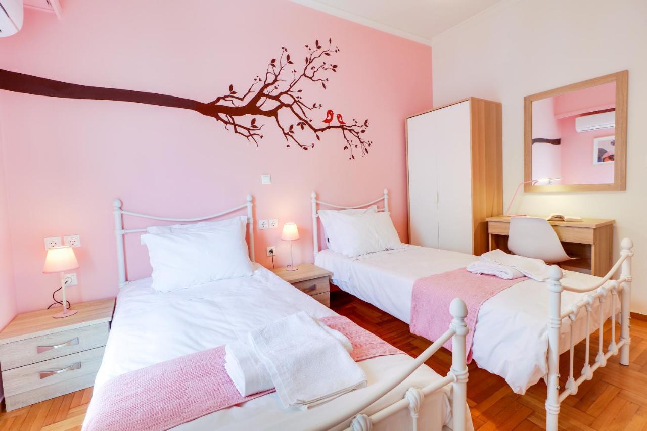 Spacious Central Flat☆3Min To Metro☆Ac|Netflix|Pc Atenas Exterior foto